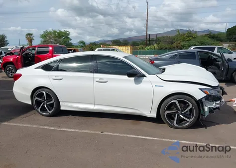 2022 Honda Accord Hybrid Sport from USA, damaged, VIN 1HGCV3F23NA031819